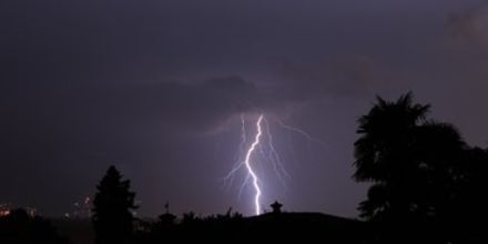 flash during a storm front
