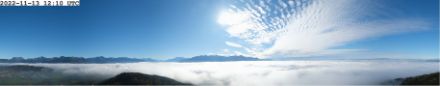 Afternoon photograph taken by the Mont Pèlerin webcam