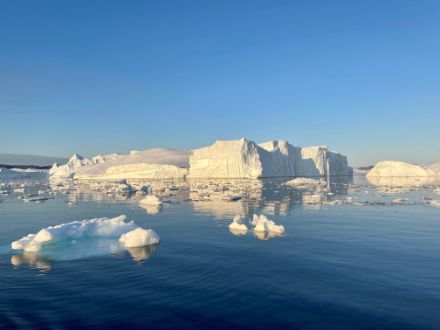 Icebergs in Greenland.
