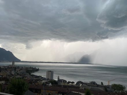 Thunderstorm at Montreux.