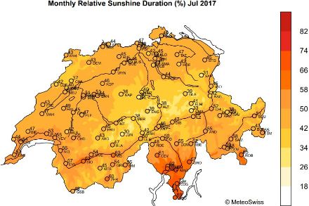 Monthly maps