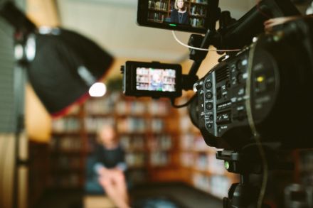 Video recording of an interview